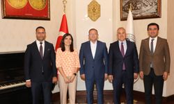 Vali Ziya Polat, Sivil Toplumla İlişkiler Genel Müdür Yardımcısı Ahmet Türköz’ü ağırladı