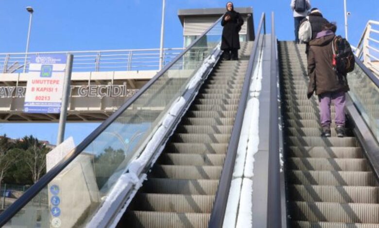 Ankara'da yürüyen merdivenlere sabotaj sürüyor