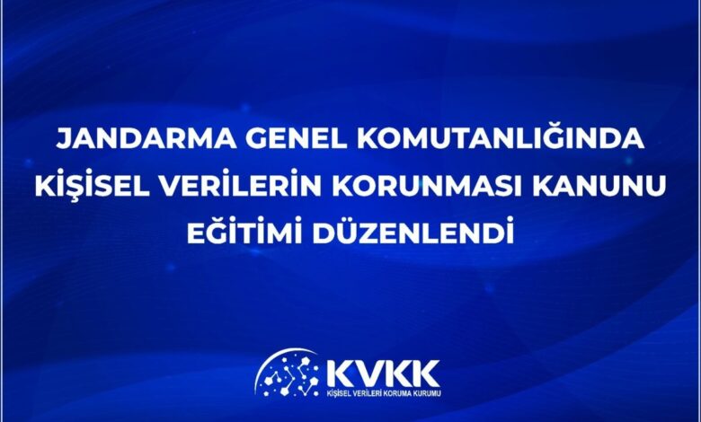 Jandarma Genel Komutanlığı'nda KVKK eğitimi gerçekleştirildi - Birlik Haber Ajansı
